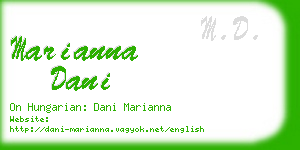 marianna dani business card